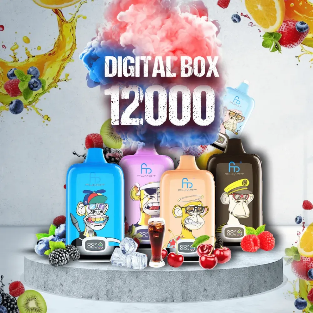 RandM Digital Box 12000 caladas LED Display vaper desechable - imagen 1